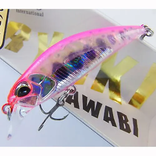 Imagen 2 del producto Señuelo de pesca 4,8 cm 4g Micro Minnow Wobbler RYUKI hundimiento cebo duro Artificial Jerkbait Swimbait pequeño flujo trucha cebo para lubina