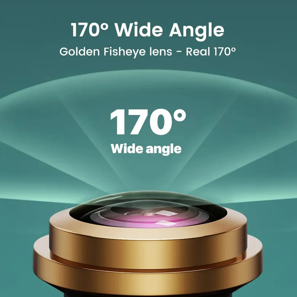 Cámara de visión frontal/delantera/lateral del coche 1080P con cámara trasera inversa AHD de línea guía 170 °   Lente ajustable para coche SUV RV remolque Camper