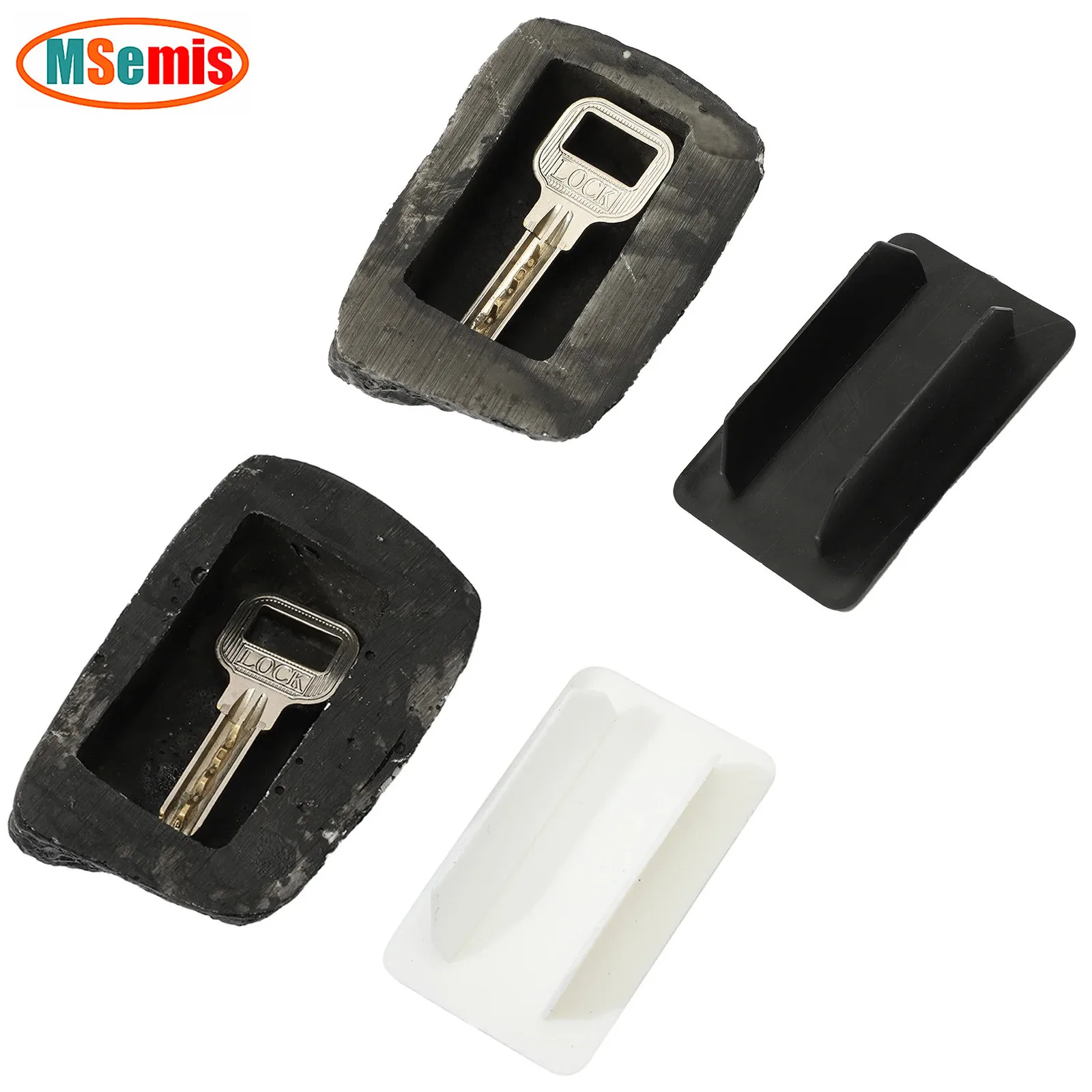 

Hide A Spare Key Fake Rock Key Hider Safe Storage Lock Box for Outside Indoor Garden Ornament Faux Stone Key Hider