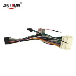 2 din Car Radio Female ISO Radio Plug Power Adapter Wiring Harness Special for Hyundai Elantra Tucson Accent harness power cable