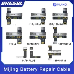 Mijing Battery Repair Flex Cable For iPhone 11 12 13 14 Pro Max Mini  Programmer Extermal Tag Tail On Power Swap Replacement