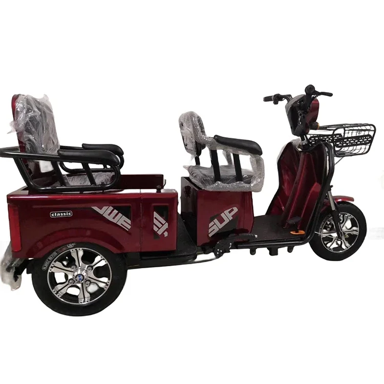 High Quality 600W Electric Tricycles Motorized Tricycles Trike Three Wheel Electric Passenger Cargo Tricycle