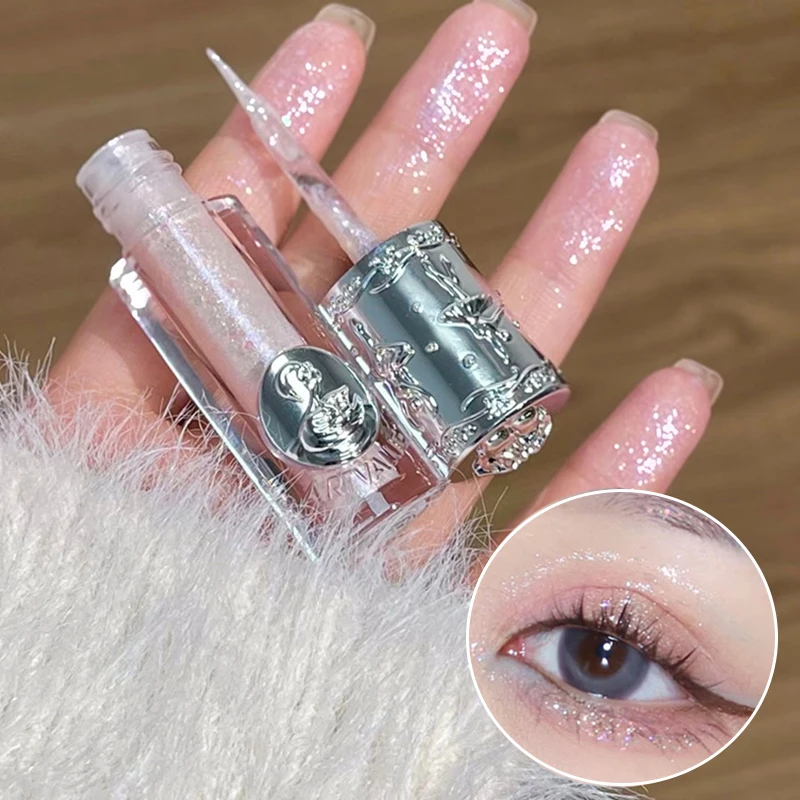 Balletism Płynny Cień do Powiek Delikatny Połysk Rozświetlacz do Powiek delikatny, pasujący do wszystkiego, paleta cieni do powiek w stylu makijażu influencerów