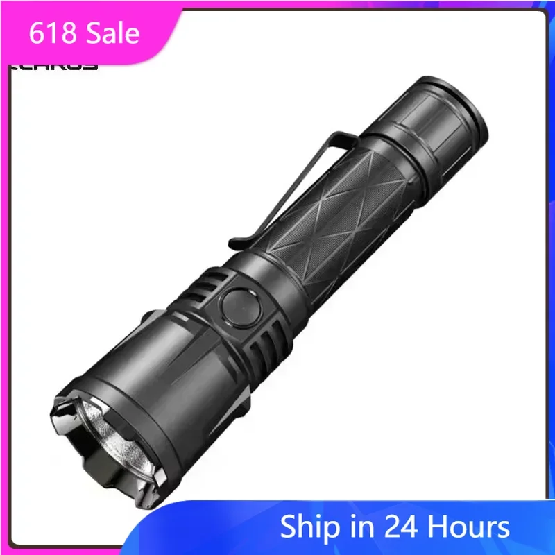 

KLARUS XT21X Pro Tactical Flashlight 4400Lumens Micro-USB Rechargeabl Troch Lantern With 18650 5000mAh Battery