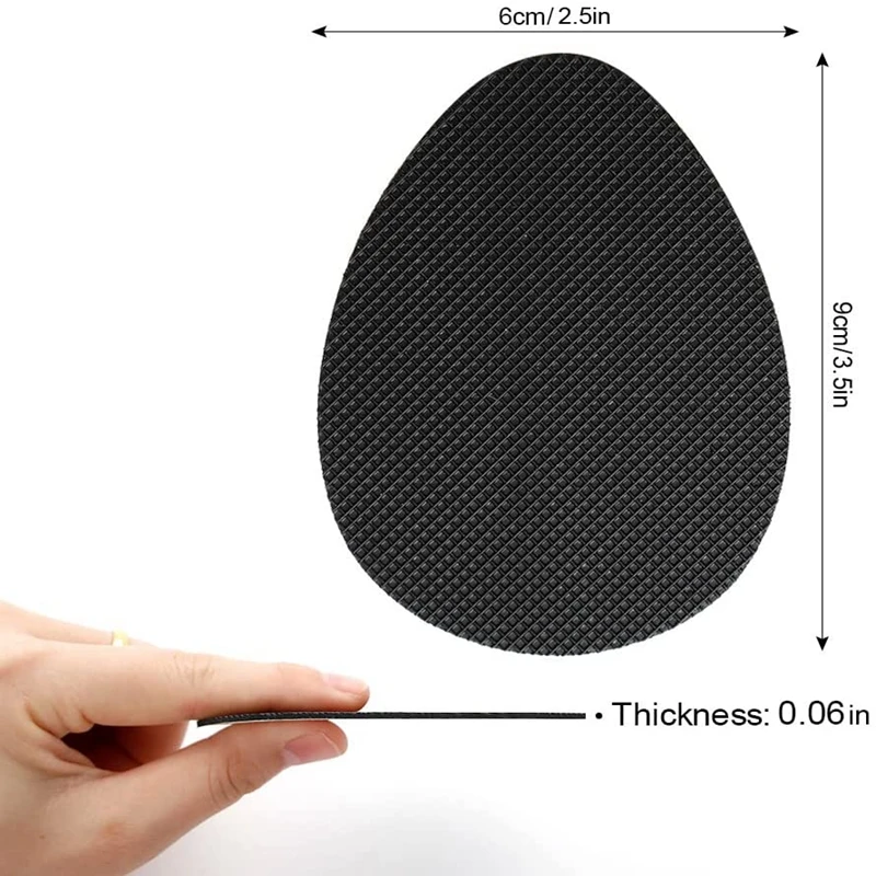 Selbst-Adhesive Anti-Slip Pads Sandale Schuhe Matte High Heel Sohle Schutz Gummi Kissen Einlegesohle Vorfuß High Heels aufkleber Pads – Detail 2