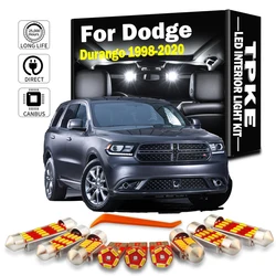 TPKE For Dodge Durango 1998-2017 2018 2019 2020 Canbus Vehicle Bulbs LED Interior Map Dome Trunk Door Light Kit Car Accessories