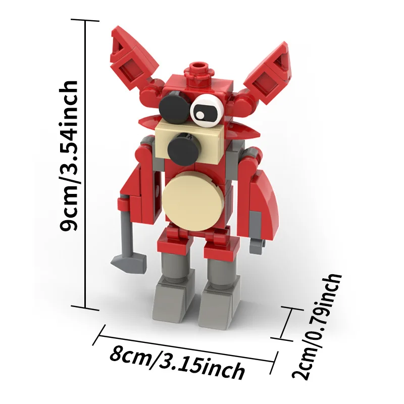 FNAFED-Ensemble de figurines d'action de nuit de construction pour enfants, jouets modèles Freddy, dessin animé Anime, jouet de construction en brique, cadeau de nouvel an, 2024