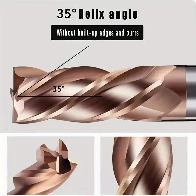 Carbide End Mill Aluminium Milling Cutter Coating Tungsten Steel Cutting Tool CNC Maching Milling Tools Endmils\