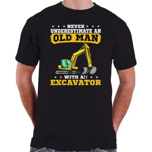 

Heavy Equipment Operator Excavator Grandpa Grandfather T-Shirt S-5XL