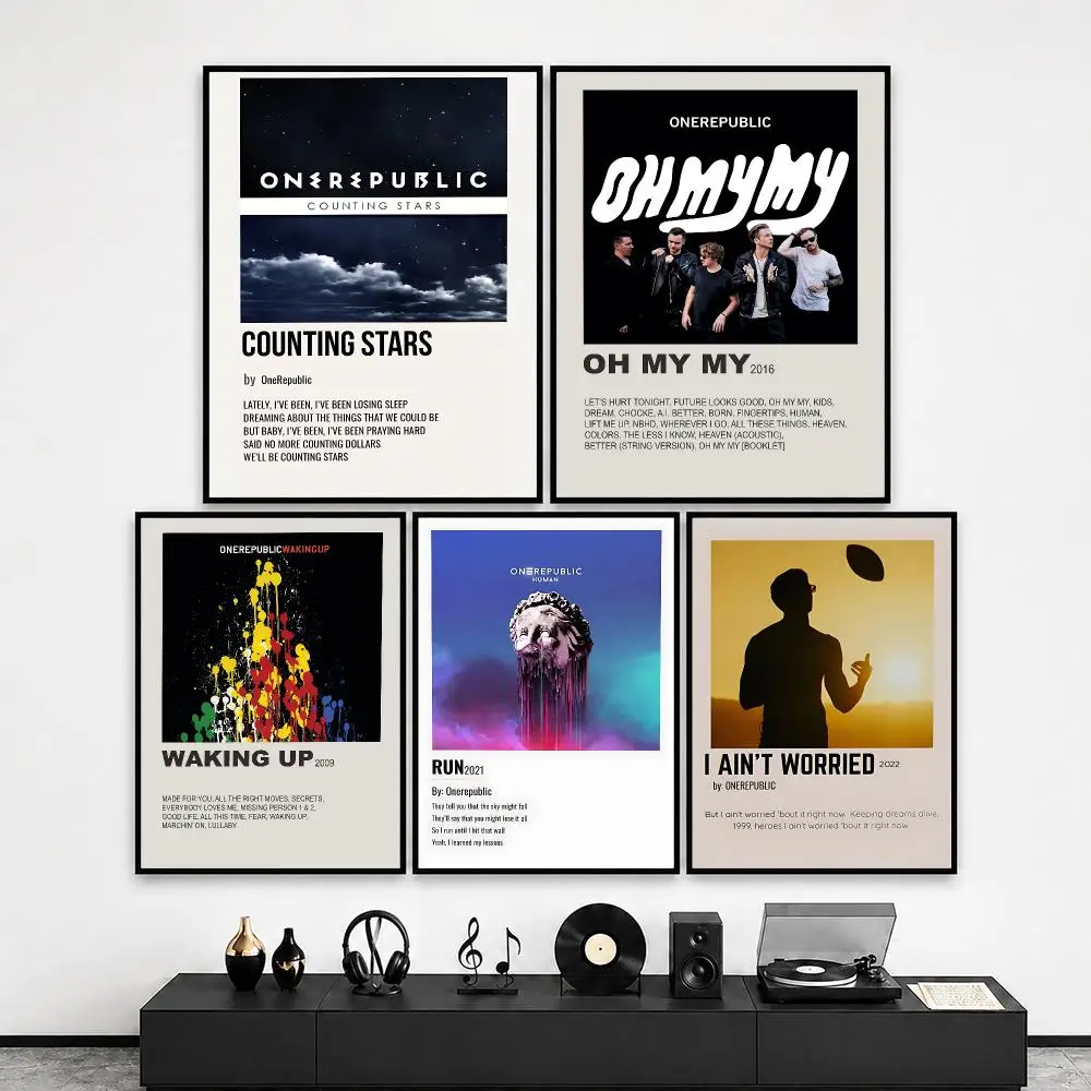 O-Onerepublic A-Album Poster HD Print Wall Art for Bedroom Living Room Office Bar Home Decor Aesthetic Print
