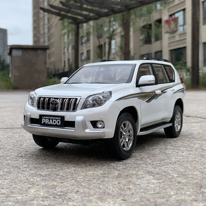 Land Cruiser Prado 1/18 Scale Diecast SUV Alloy Car Model For Boy Gifts Toys Collection Hobby Vehicle