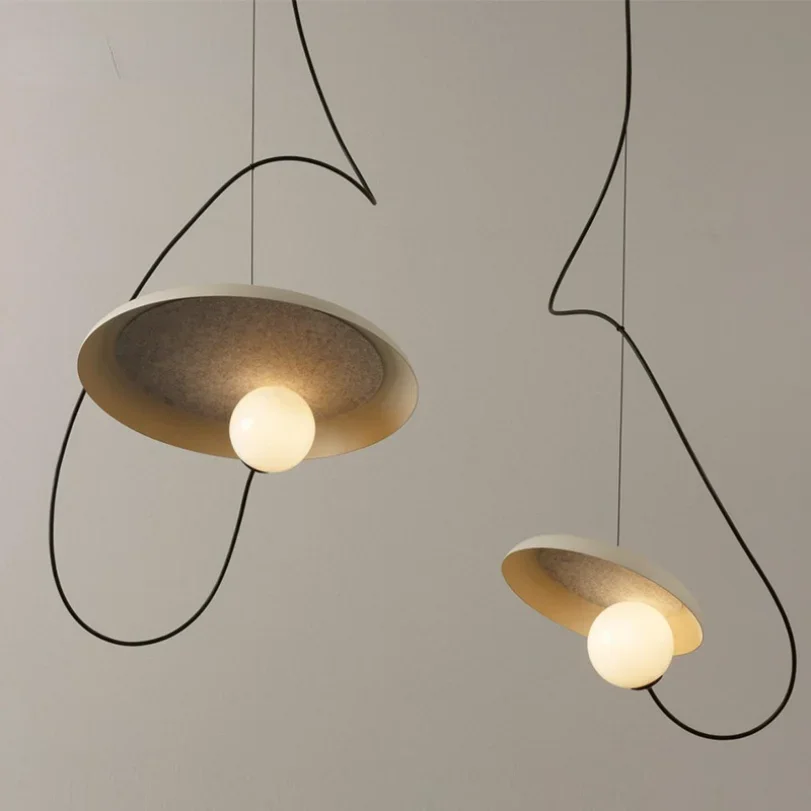 

2025 Novelty 3d Ball Pendant Lights For Bedroom Kitchen Hanging Lamp Ceiling Chandeliers Modern Free Movement Cord Dining Room