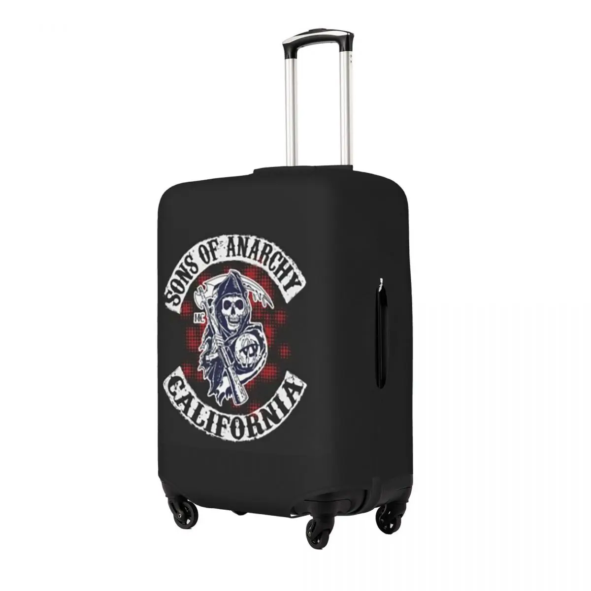 

SOA Sons Of Anarchy Suitcase Cover Protection Elastic Travel Luggage Protector Covers for 18-32 Inch