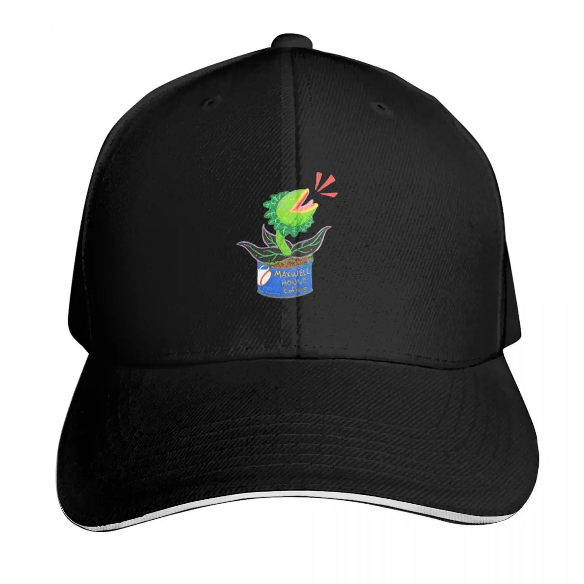 Audrey 2 sprout Baseball Cap Strapback Dad Hat Six Panel Structured Crown Sun Protection UPF 50+