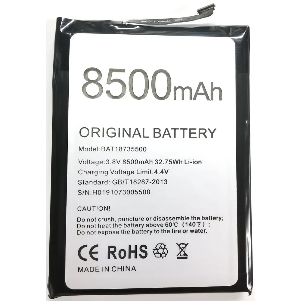 New BAT18735500 Replacement Battery For DOOGEE S86 Pro S97 Pro BL5500 Mobile Phone