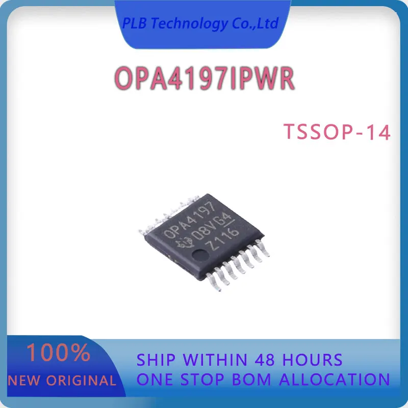 

5PCS/LOT OPA4197 OPA4197IPWR TSSOP-14 Quad 36V Precision Rail-to-rail Input Output Low offset voltage Op Amp Amplifiers
