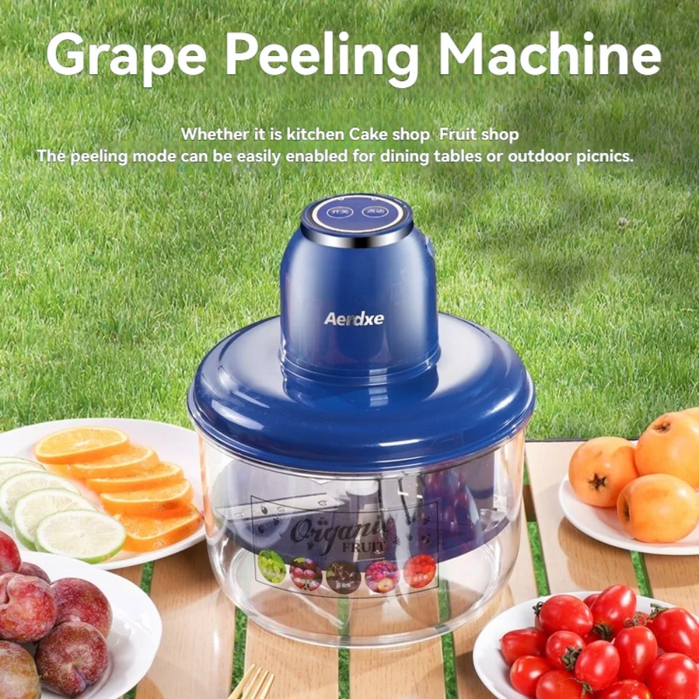 

Automatic Fruit Peeler Machine Wireless Portable Fast Easy Plum Peach and Grape Peeler for Home Kitchen Use