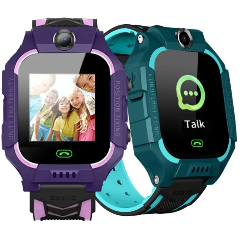 Kid Smart Watch 2024 New Sim Card Smartwatch For Children Sos Call Phone Camera Voice Chat Photo Boy Girl Gift Color Screen C002