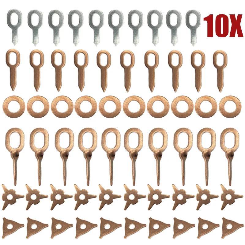 10x Auto Dent Reparatur Ziehen Pads Unterlegscheibe Kit Kupfer Überzogene Stahl Verbrauchsmaterialien Spotter Zubehör Elektroden Pad Für Spotter Schweißer