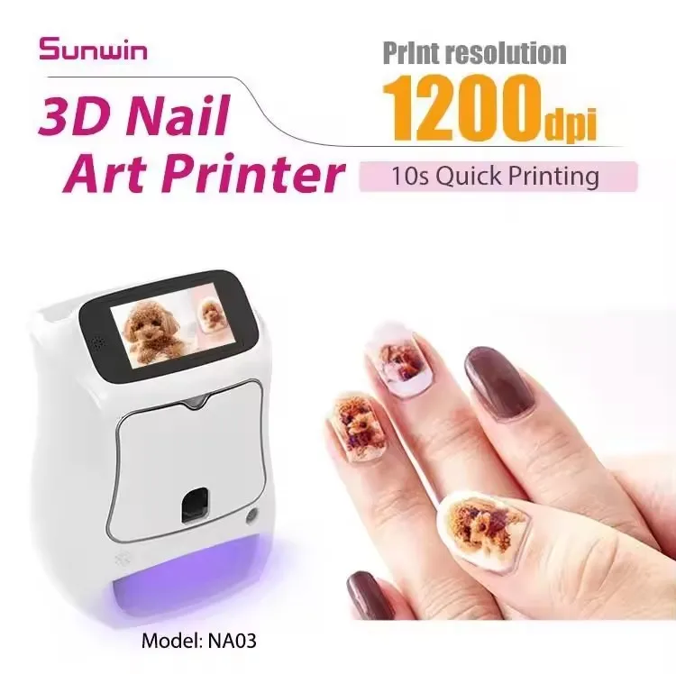 2026 Automatic Smart DIY Digital Nail Art Printer Machine Touch