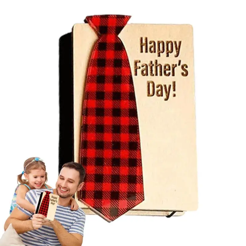 

Father's Day Folded Wooden Cards Box Multi Card Organizer Case Wooden Fathers Day Cards Organizer Greeting Cards Assortment