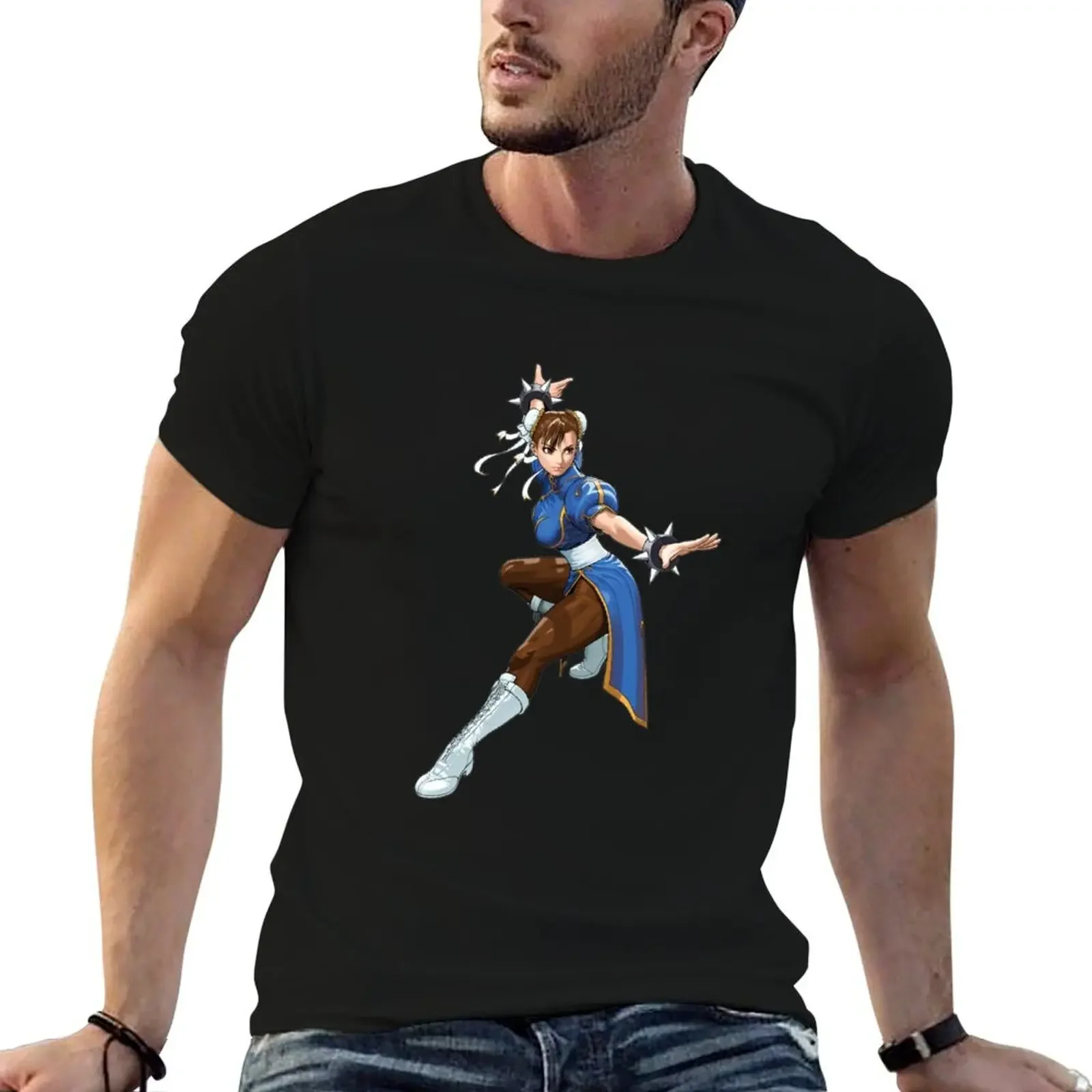 

Chun Li T-Shirt customs design your own blue archive shirts graphic tee shirts men graphic