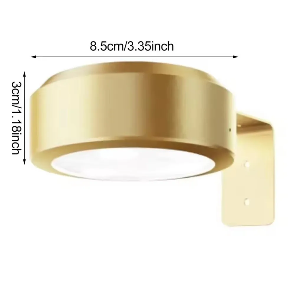 أضواء عرض فنية LED تعمل بالبطارية الذهبية أضواء اللوحة المغناطيسية مع جهاز التحكم عن بعد لتزيين جدران المنزل اللاسلكي