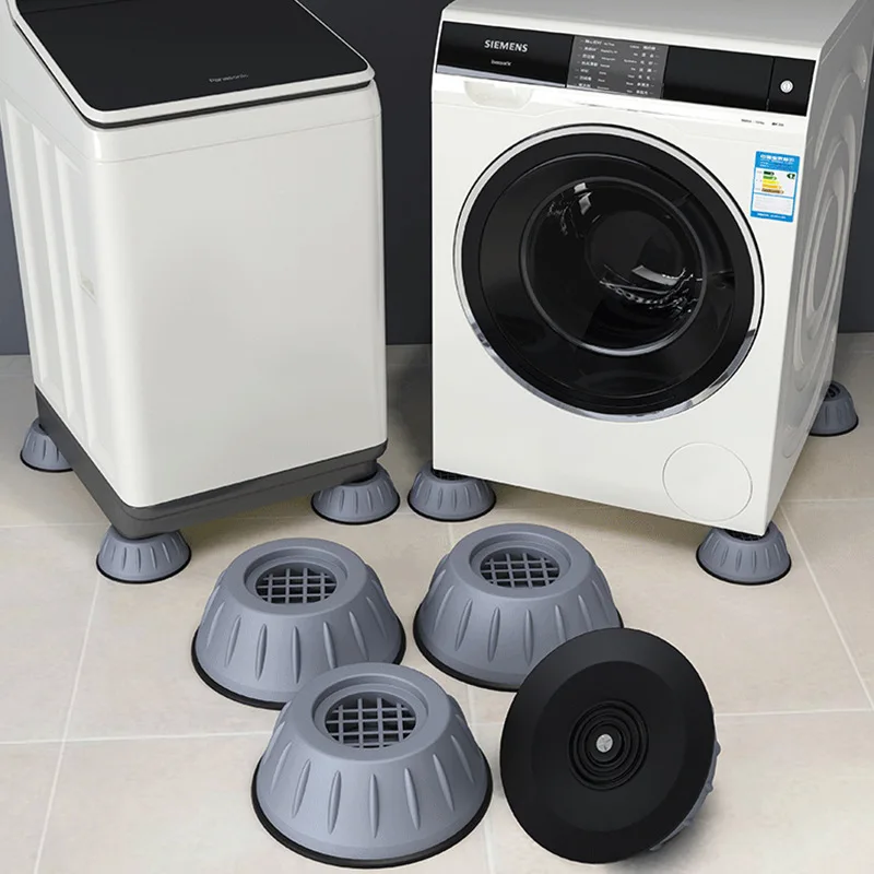 4/8pcs Anti Vibration Pads Washing Machine Rubber Foot Mat Silent Refrigerator Furniture Silent Non-Slip Support Stand Foot Base