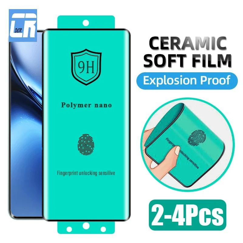 Explosion-proof Ceramic Soft Film For Vivo X200 Pro X100 Ultra X100S X90S Screen Protector For Vivo V40 V30e S20 Pro no glass