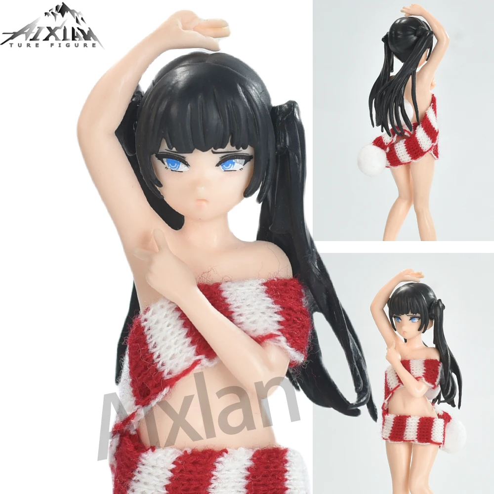 Aixlan ECCHI Figure Chuno Hayashi 19cm Hentail Sexy Girl PVC Action Figure Flat Paint Amine Adult Figures 18+ Statue