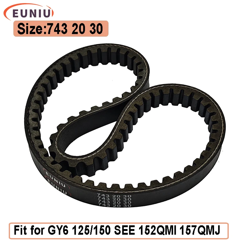 

Motorcycle Drive Belt 743x20x30 VS Belts for GY6 125 Scooter Moped ATV Quads Motorcycles 743 20 30