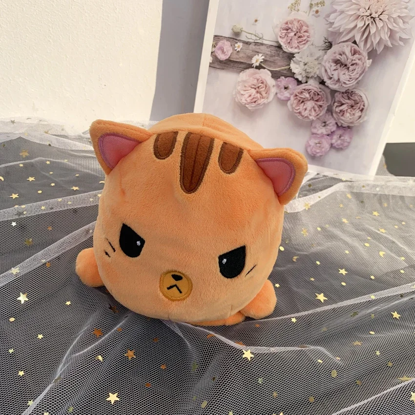 Funny Peluche Reversible Cat Gato Kids Plushie Plush Animals unicorn Double-Sided Flip Doll Cute Toys For Pulpos