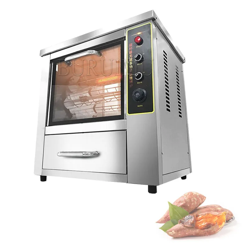 Desktop Baked Sweet Potato Commercial Automatic Roasted Corn Potato Electric Stove Oven Machine