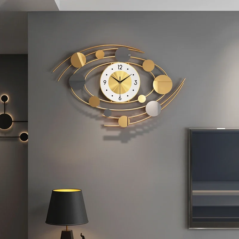 الشمال ساعة حائط فاخرة التصميم الحديث كبير صامت الإبداعية ساعة حائط كبيرة الرقمية الجدة المطبخ Wandklok ديكور المنزل