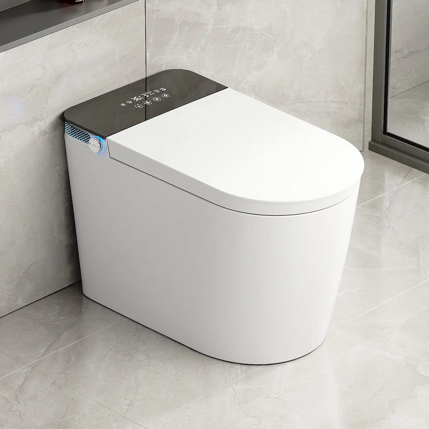 

Модель BW, интеллектуальный электронный умный унитаз, напольный монтаж, тонкие самоочищающиеся умные унитазы для ванной комнаты