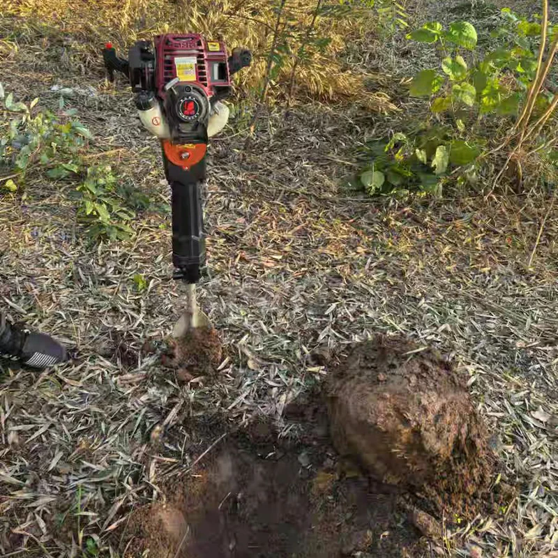 Portable s Powered 4-Stroke Petrol Multi-functional Tree Digger Jack Hammers for Piling Tamping Cutting Root Breaking