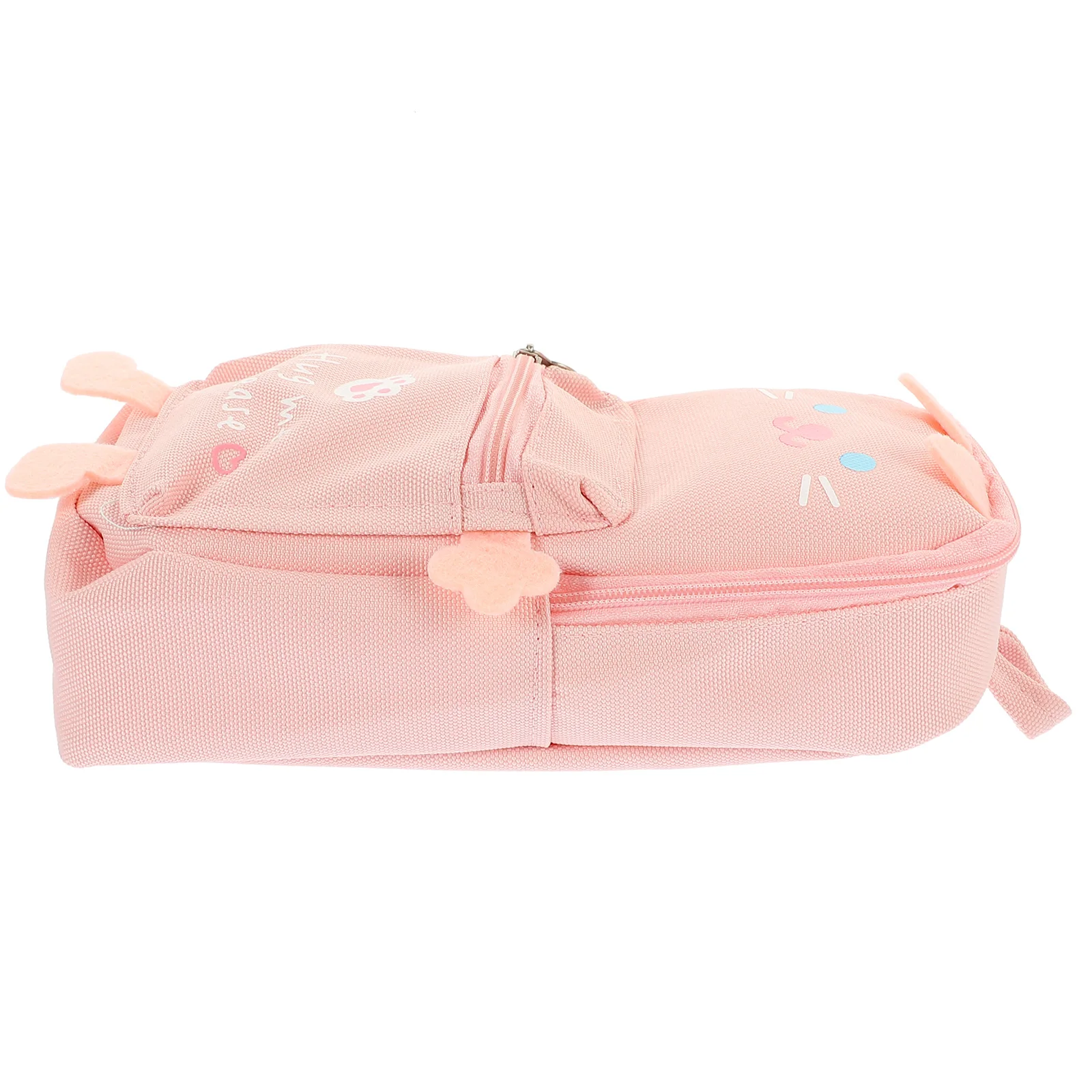 

Large Capacity Adorable Canvas Pencil Bag Stationery Box Wear-Resistant Zipper Pen Pouch Portable Storage Accessories For Kids
