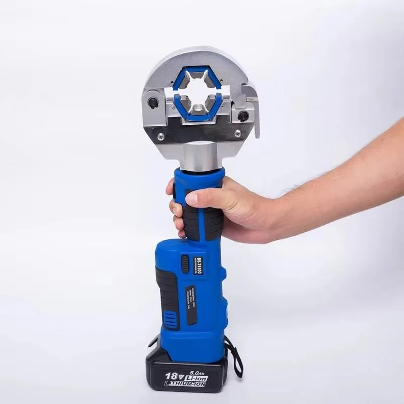

EZ-71500 Battery Hydraulic Crimper Air Conditioner Crimping Electric Tool Mold Kit Air Conditioner Electric Hose Crimper