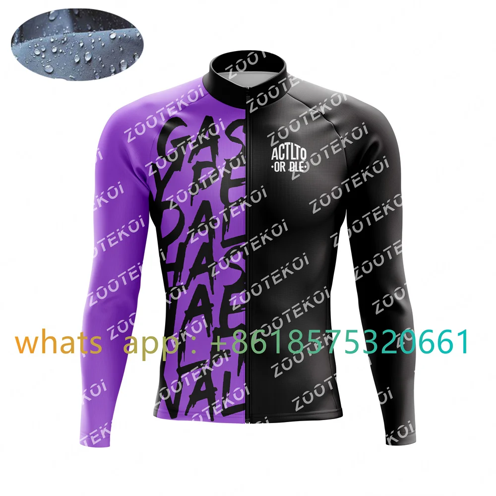 ACTLTO OR DLE Spring/Autumn Bicycle Windproof Waterproof Jerseys Raincoat Outdoor Cycling Windbreaker Lightweight Jacket Apparel