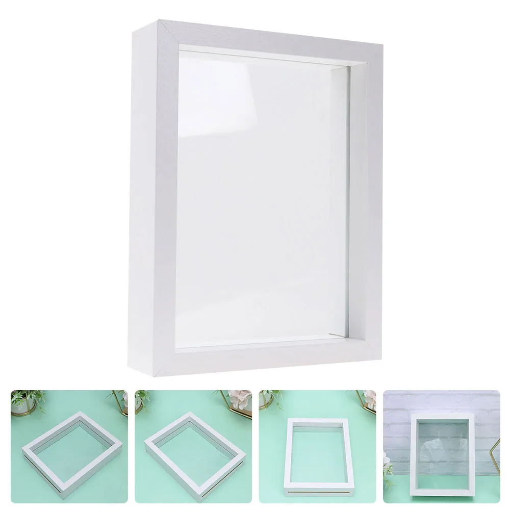 

Glass Plant Specimen Frame Diy Dried Flowers Display Box Butterfly Insect Shadow Living Room Decor Specimen Display Frame