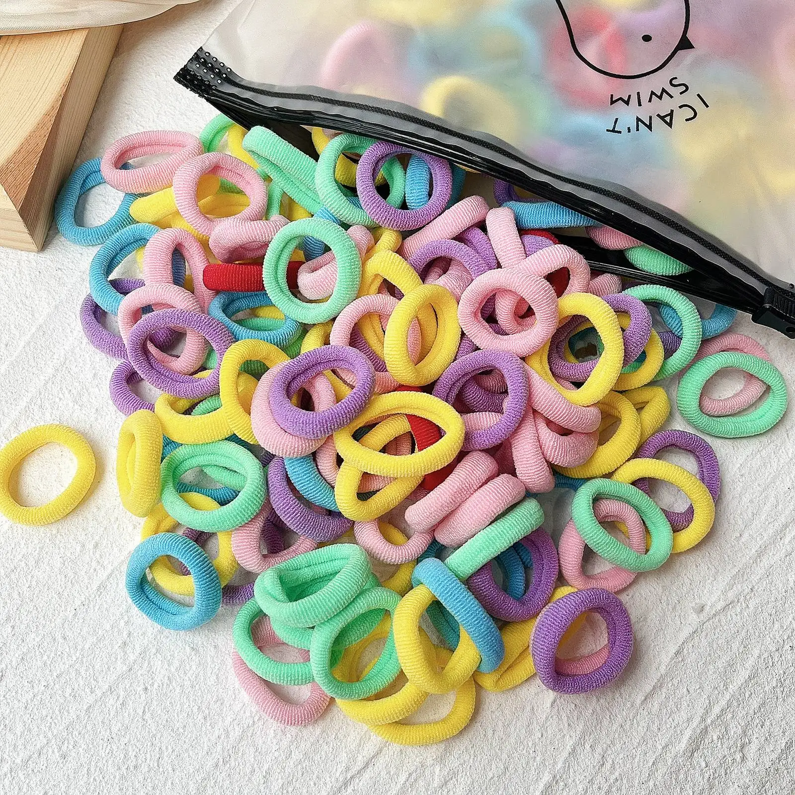 Gomas elásticas para el pelo para niña y bebé, cintas de goma para el pelo, pinzas para el pelo, accesorios para el cabello, 20/50 piezas