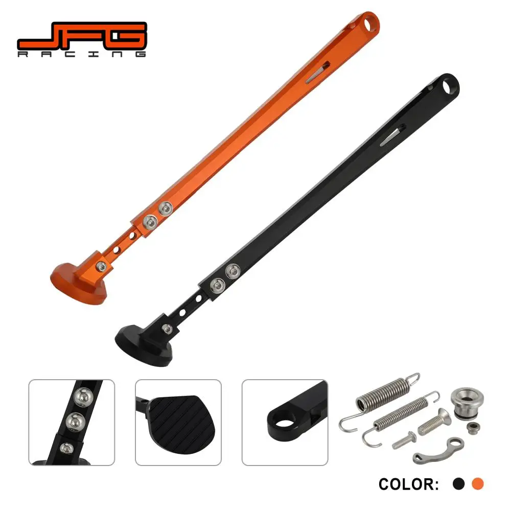 

Motorcycles Aluminum Kickstand Side Stand Kick Stand Sidestand Adjustable For KTM XCF 250 350 450 XCF Cross-country Bike