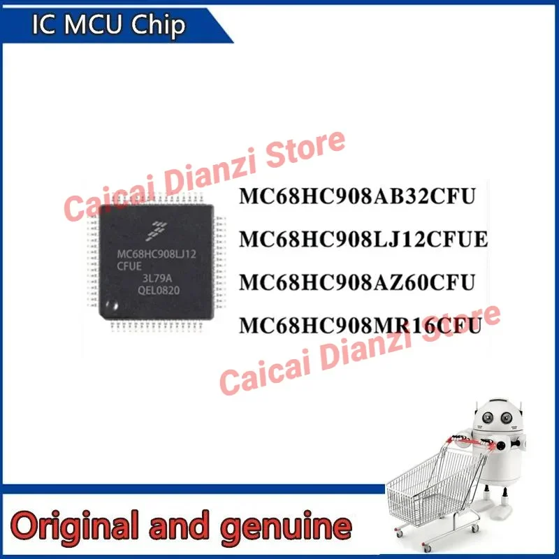 MC68HC908AB32CFU MC68HC908LJ12CFUE MC68HC908AZ60CFU MC68HC908MR16CFU MC68HC908 MC68HC90 MC68HC MC68H MC68 MC IC MCU Chip QFP-64