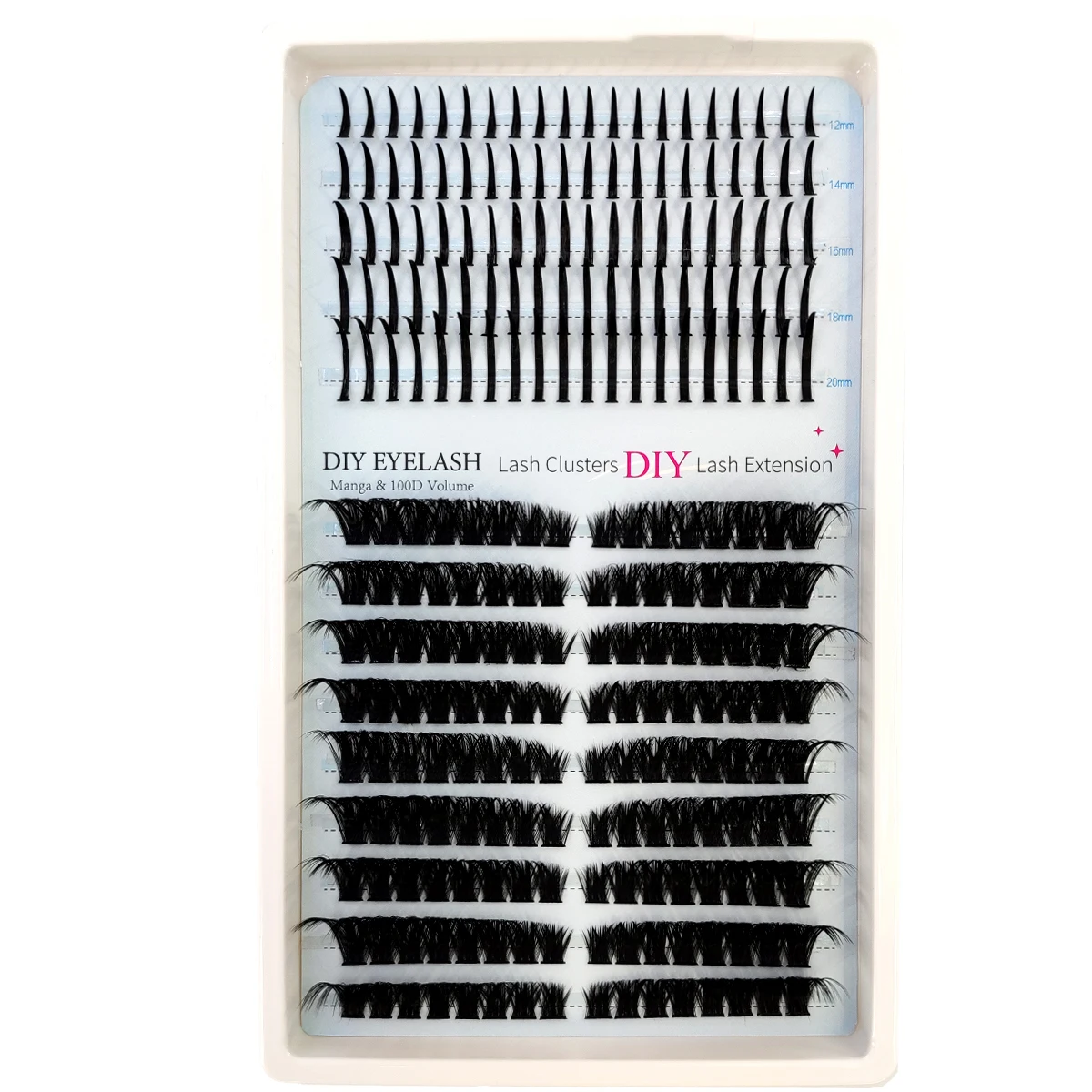 New 80D 100D eyelash group man - Eyelash Extension Doll Eye 评论和价格