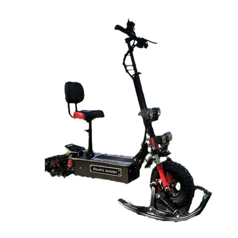 Electric Snowboard Triangle Track Foldable