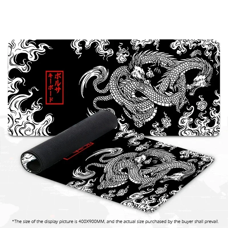 Japanese Dragon Gaming Mousepad Speed Desk Mat Anime Theme Keyboard Gamer Mouse Pad for Esports