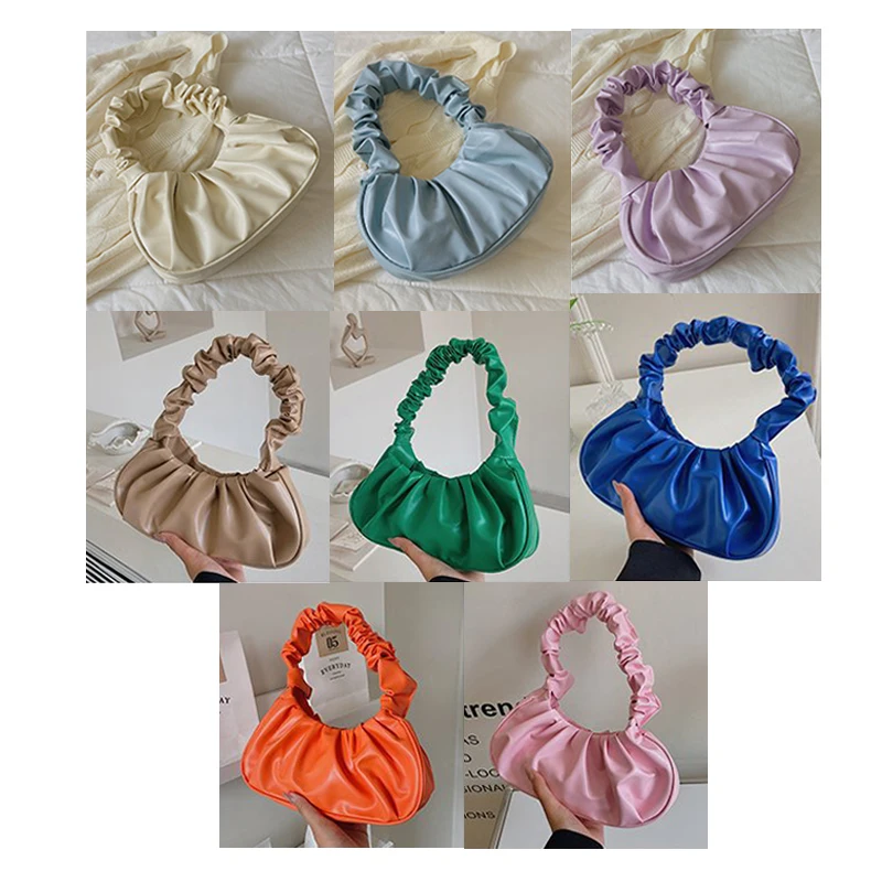 Pleated Cloud Bag Womens New Small Fresh Fashion Handbag