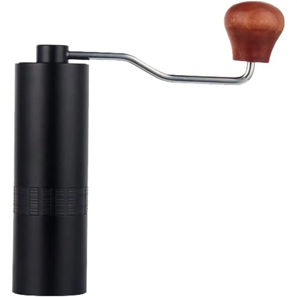 

Adjustable Stainless Steel Conical Burr Manual Coffee Grinder - Gray & Black