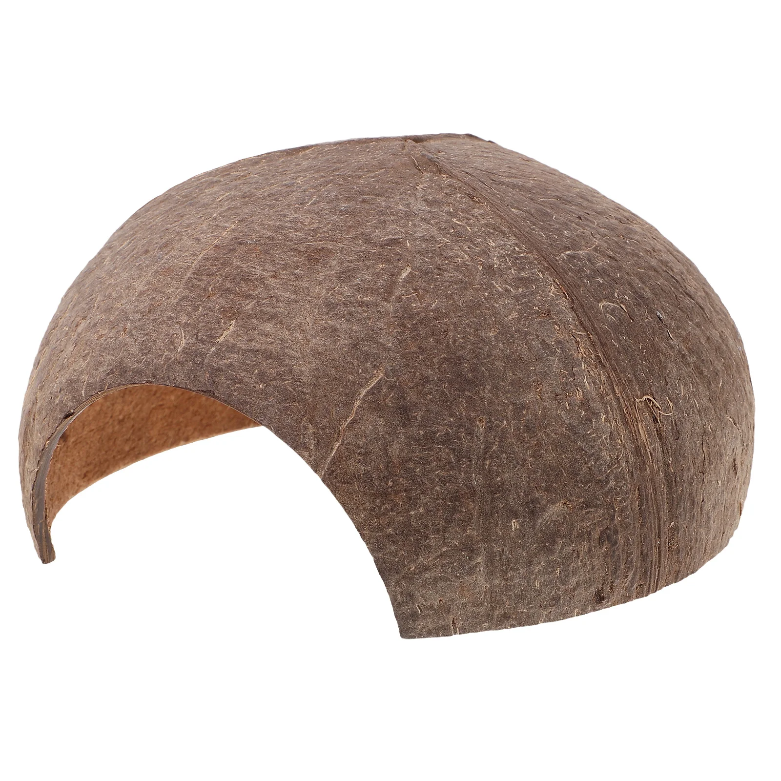 

Coconut Shell Shelter Reptile Cave Lifelike Design Safe Basking Platform Turtle Aquarium Decor Leopard Gecko Accessories Bearded