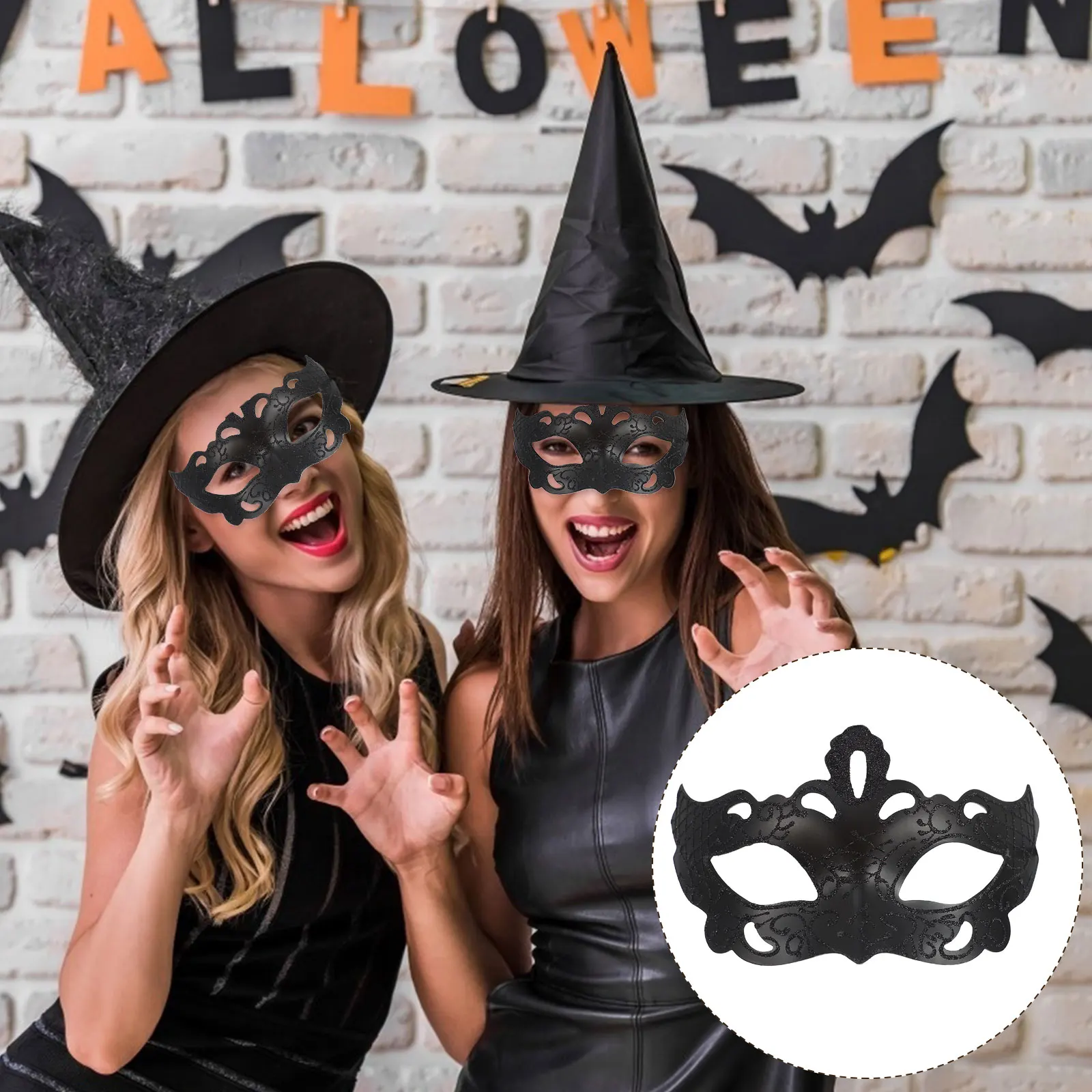 

Women Dancing Adult Masquerade Festival Role Play Costume Cosplay Half Face Mask For Halloween Carnival Party Masquerade